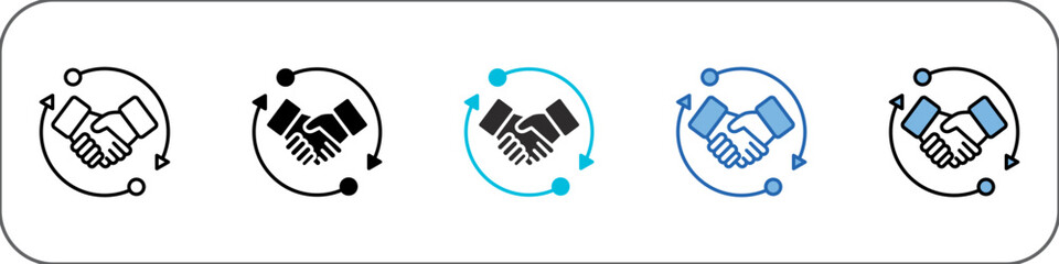 Trade Icon Pack Multistyle Illustration