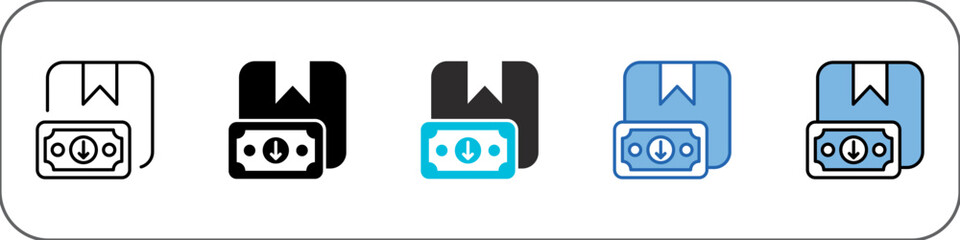 Deflation Icon Pack Multistyle Illustration