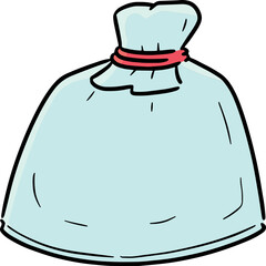 Illustration of plastic bag

