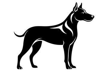 Obraz premium Dog Breeds Vector Illustration Set | Popular Pet Dog Icons and Silhouettes Collection