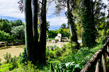 Flour mill on the banks of the Guadaira River, within Oromana Park in Alcalá de Guadaira, Seville