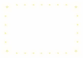 ネモフィラ白フレーム