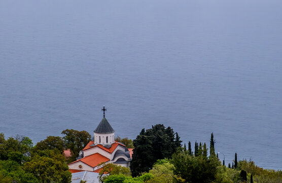 Republic of Crimea, Oreanda. Church of the Intercession of the Most Holy Theotokos.
