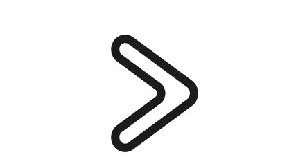 Obraz premium Double Line Arrow Right Icon