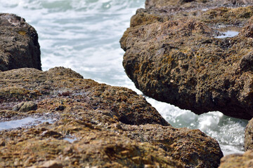 rocks in the sea
