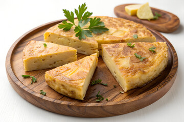 Authentic Spanish Potato Tortilla &ndash; Traditional Omelette Slices
