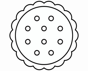 vector illustration of an easter egg