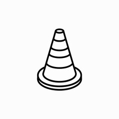 traffic cone icon