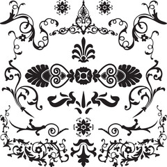 Beautiful flower art and mandala vector design