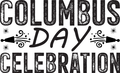 Columbus Day Celebration.eps