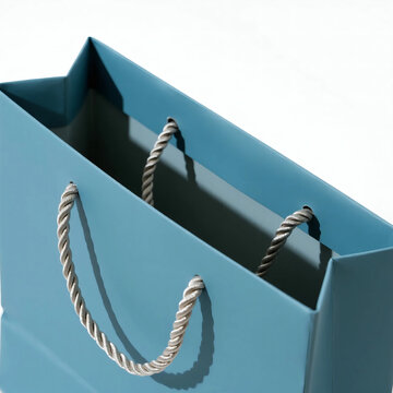 gift paper shopping bag fashion clothing luxury brand  product mockup photo E-commerce marketing poster Background shooting scene