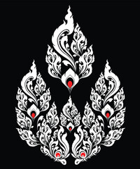 vector illustration of a tribal tattoo