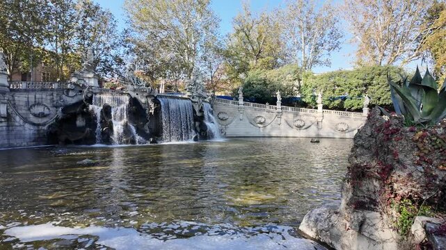 Fountain of the Twelve Months in Valentino Park, Turin, Italy
