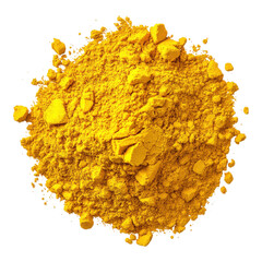 Chicken stock powder isolated on transparent background