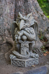 sculpture of a dragon