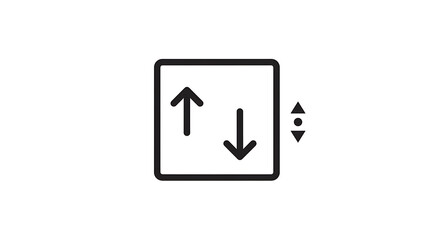 Vertical Alignment Icon Adjust Text and Object Position in Designs for User Interface