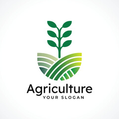 Agriculture Green Seed Logo