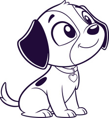 doge pat line art baby pitcher