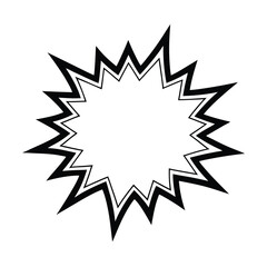 cartoon explosion effect vector illustration