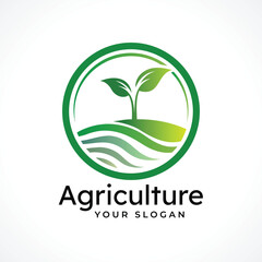 Agriculture Green Seed Logo