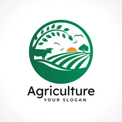 Agriculture Green Seed Logo