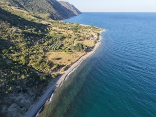 Fototapeta premium Aerial view of beautiful landscape
