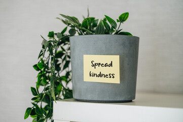 Spread Kindness sticker, conveying a positive message and promoting compassion and goodwill.