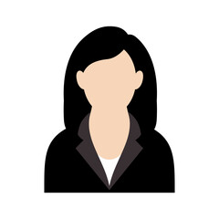 silhouette of a woman bussiness