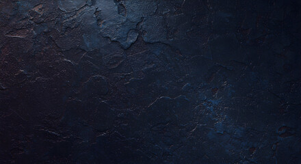 A dark navy blue textured wall creates an abstract background