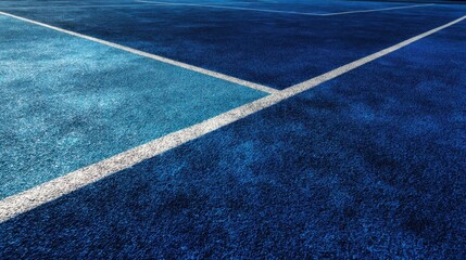 Stunning photo of blue Tennis Court Abstract.