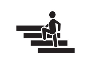 up down stairs icon information sign	