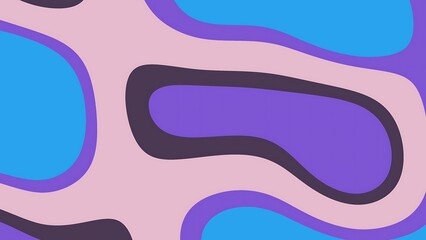 Prismatic Abstracts Liquid Abstract groovy background with organic shapes in shades of blue, purple, pink and charcoal gray colors
