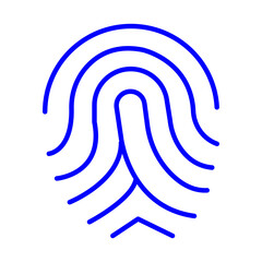 Fingerprint Authentication icon. Vector icon design