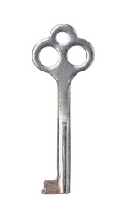 Front view of old furniture key