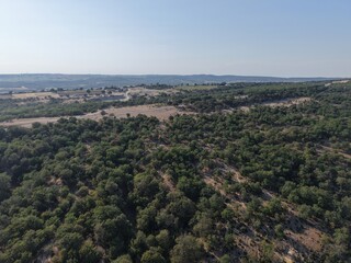 Fototapeta premium Aerial view of beautiful landscape