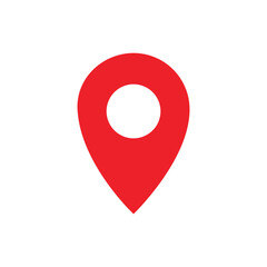 Set of location pin icons vector. Map marker pointer symbols, GPS location. Navigation map, location navigation icon, geo location point.