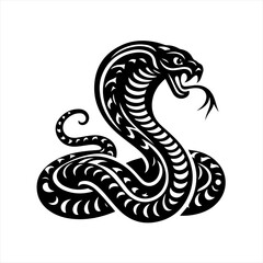 Ornate cobra illustration