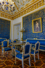 interior of a luxury hotel