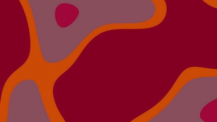 Prismatic Abstracts Liquid Abstract background with fluid shapes in maroon, orange, and mauve creating a modern and artistic design