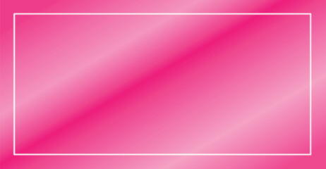 A vibrant, gradient pink background framed by a glowing white border. © MohSamsudin
