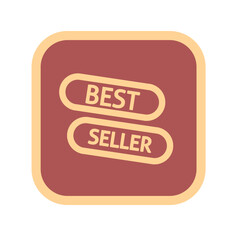 best seller tag icon