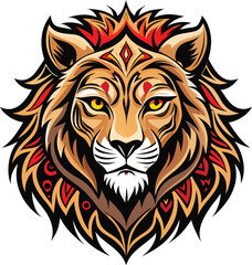 Obraz premium Regal Lion Head Designs - Vector Art