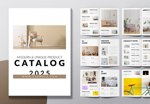 Modern Product Catalog Template