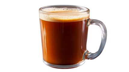 Frothy teh tarik pulled tea malaysia beverage photography Isolated PNG transparent background cultural delight