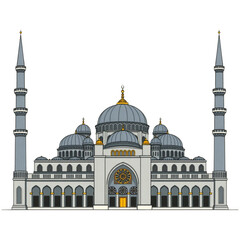 Obraz premium Traditional Ottoman-style mosque