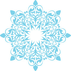 Beautiful flower art and mandala vector design