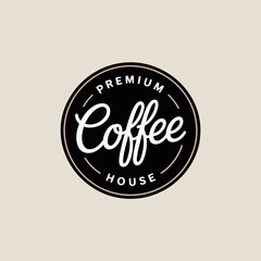 Elegant Premium Coffee House Logo Design for Branding and Marketing Materials Restaurant Cafe Signage and Advertisement Template
