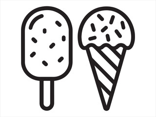 ice cream vector illustration