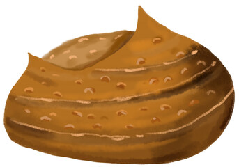 Rustic-style, hand-crafted country artisan sourdough bread. Perfect for bakery branding, farm-to-table visuals, and organic food designs...