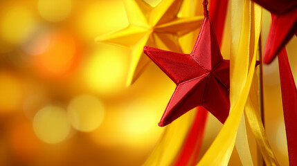 Obraz premium red christmas background